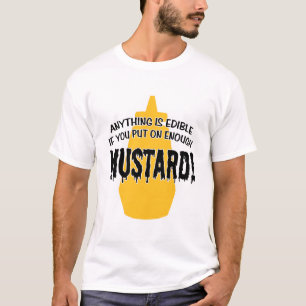 Camiseta Bastante mostarda