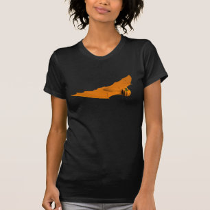 Camiseta Bastão alaranjado legal do Dia das Bruxas
