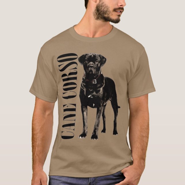 Camiseta Bastão Corso - Mastiff italiano (Frente)