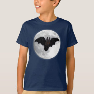 Camiseta Bastão e lua Vermelho-Eyed