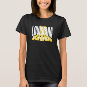 Camiseta Bastão Nostálgico Rota Legal Roxo e Amarelo Louisi