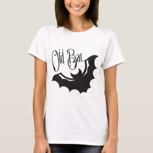 Camiseta Bastão velho do traje do Dia das Bruxas engraçad