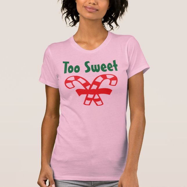 Camiseta Bastões de doces do Natal (Frente)