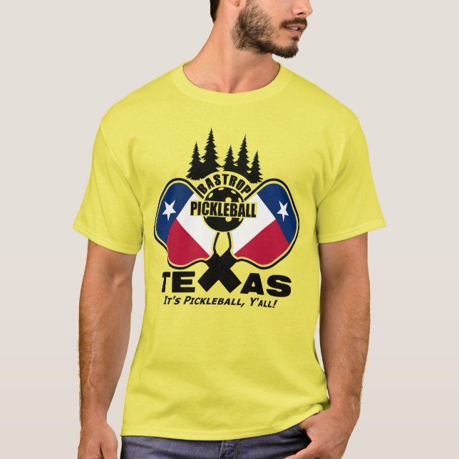 Camiseta Bastrop Pickleball - Texas (Frente)