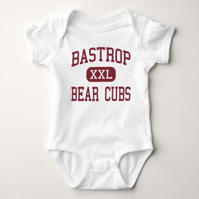 Camiseta Bastrop - urso Cubs - meio - Bastrop Texas (Frente)