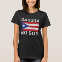 Basura No Soy Porto Rico Flag Boricua