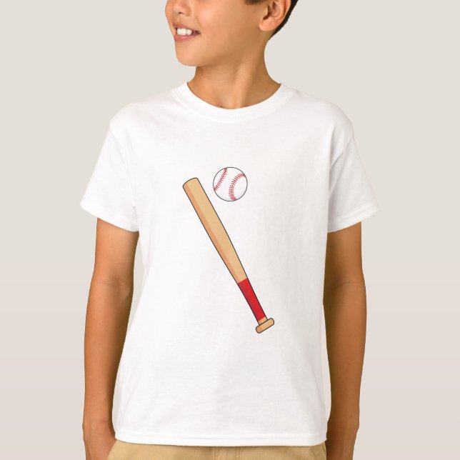 Camiseta Bat Baseball com Ball (Frente)