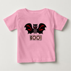 Camiseta Bat Boo Halloween, um vampiro bonito e personaliza
