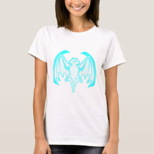 Camiseta Bat Cyan Inv The MUSEUM Zazzle Gifs