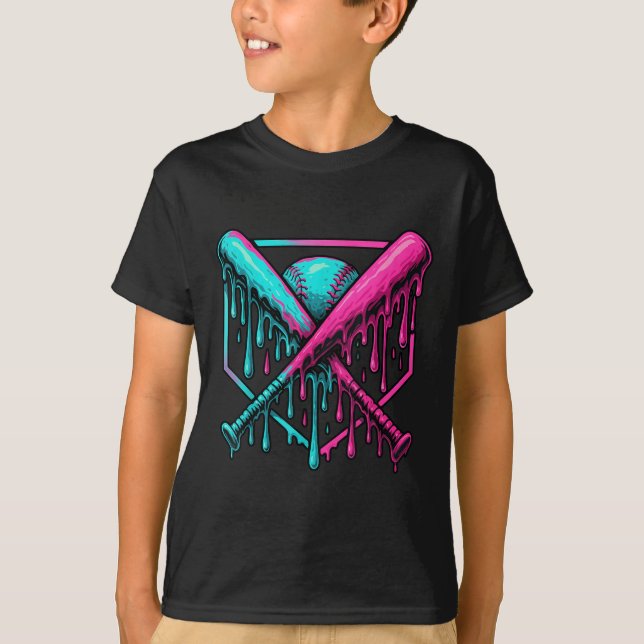 Camiseta Bat De Beisebol E (Frente)