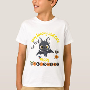 Camiseta Bat De Halloween Louco E Bonito