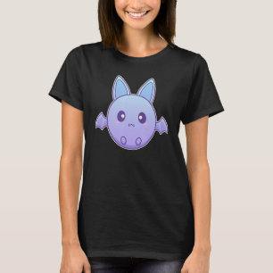 Camiseta Bat do Gótico de Pastel Cute Chubby