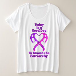 Camiseta Bat’leth Heart - Smash the Patriarchy