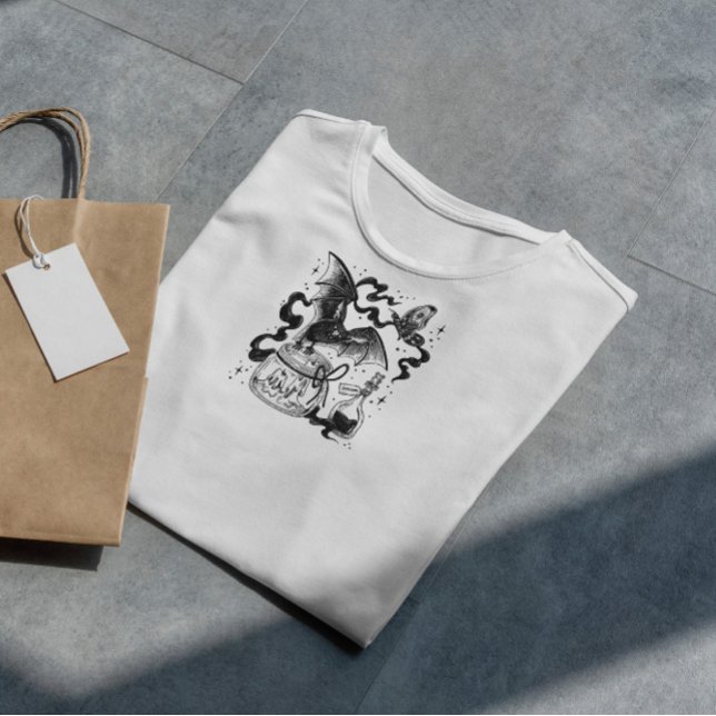 Camiseta Bat mágico escuro (Criador carregado)