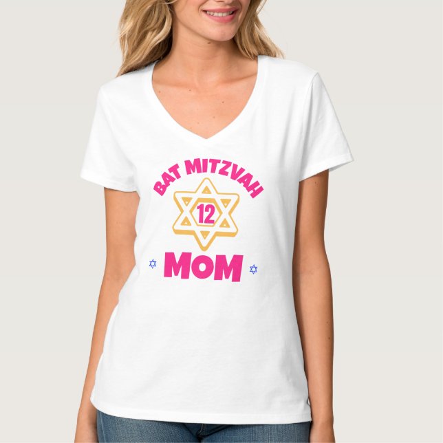 Camiseta Bat Mitzvah Mãe (Frente)