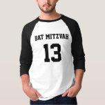 Camiseta Bat Mitzvah Sports Jersey<br><div class="desc">Camisa do número da equipe desportiva. Bat mitzvah 13.</div>