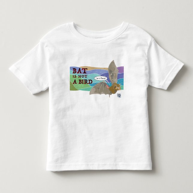 Camiseta Bat não é um pássaro (Frente)
