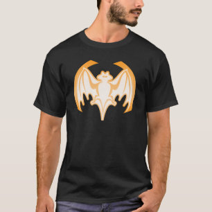 Camiseta Bat Orange Inv The MUSEUM Zazzle Gifts