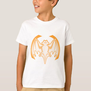 Camiseta Bat Orange Inv The MUSEUM Zazzle Gifts
