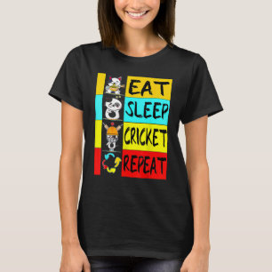 Camiseta Bat Sports Cricket Pro Coma Cricket do Sono Repeti