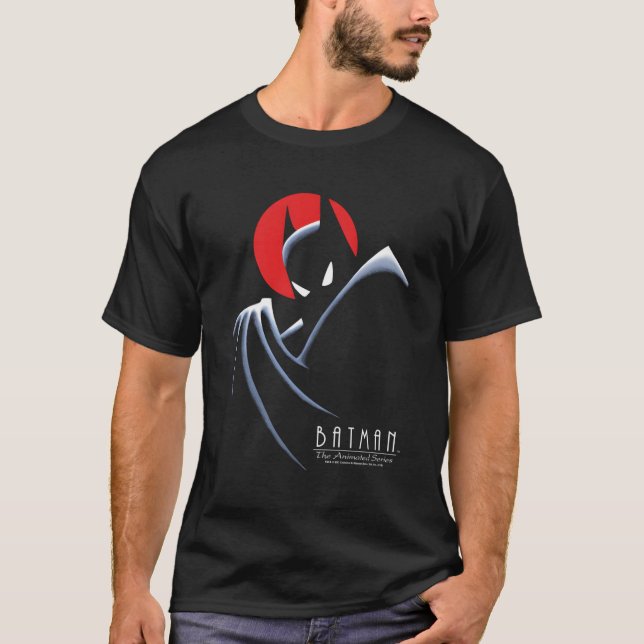 Camiseta Bat The Animated Series Atrás Do Cabo (Frente)