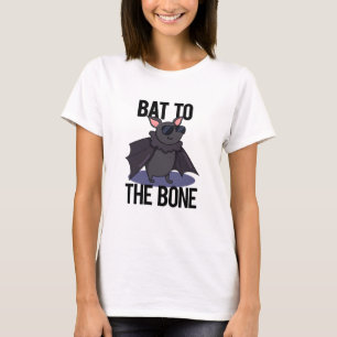 Camiseta Bat To Bone Cute Animal Pun