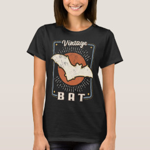 Camiseta Bat Vintage Retro Classic Animal Love 1