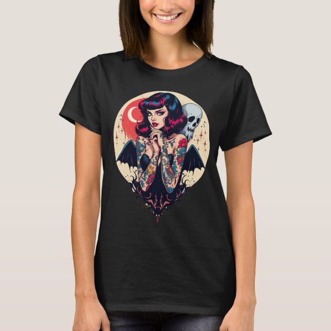 Camiseta Bat Wing Beauty (Frente)