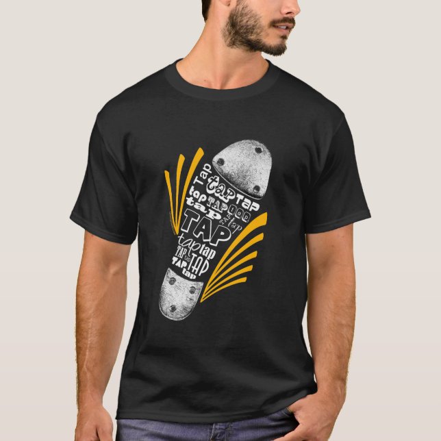 Camiseta Bata a laranja dos calçados - obscuridade (Frente)