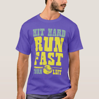 Camiseta Bata forte corre rápido garota