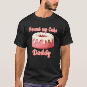 Camiseta Bata No Meu Bolo Papai Constrangedor Inadequado Br