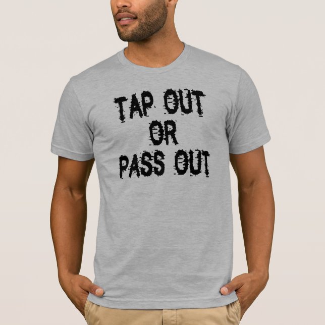 Camiseta Bata para fora ou passe para fora (Frente)