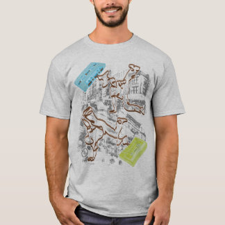 Camiseta batalha da gaveta do B-menino (cinzas)