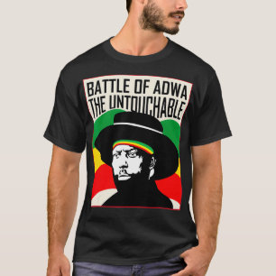 Camiseta Batalha de Adwa 125º Ano de Vitória Menelik II
