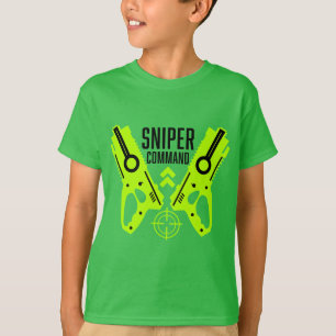 Camiseta Batalha de Arma de Brinquedo Infantil Natal