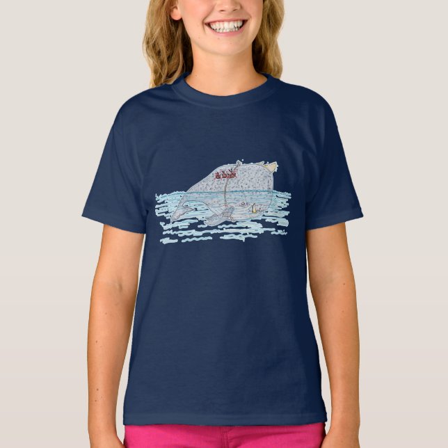 Camiseta Batalha de Chifre-Baleia (Frente)