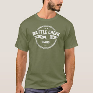 Camiseta Batalha De Creek Selvagem E Rio Cênico Idaho Kayak