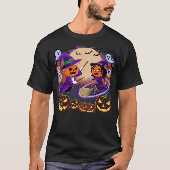 Camiseta Batalha de Halloween (Frente)