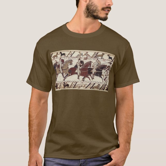 Camiseta Batalha de Hastings - Cavaleiros Norman (Frente)