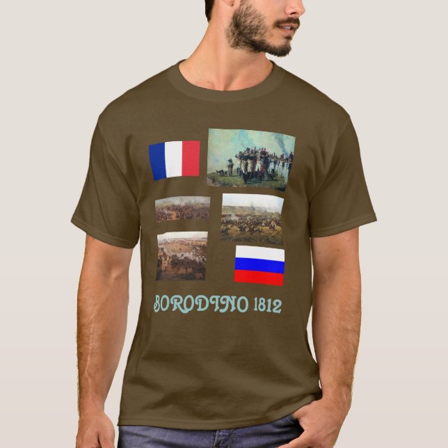 Camiseta Batalha de Napoleon de Borodino (Frente)