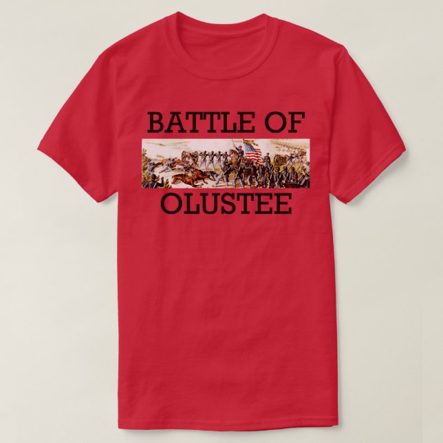 Camiseta Batalha de Olustee TShirt (Frente do Design)
