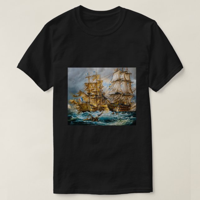 CAMISETA BATALHA DE TRAFALGAR (Frente do Design)