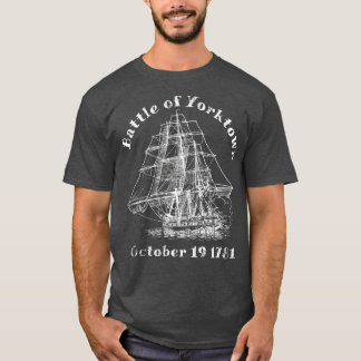 Camiseta Batalha de Yorktown Guerra Revolucionária Britânic