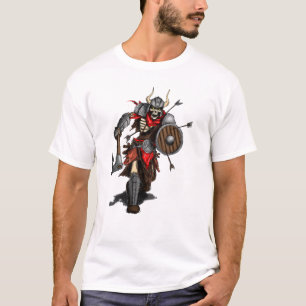 Camiseta Batalha do caráter do guerreiro