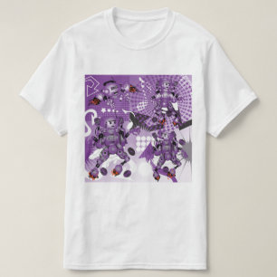Camiseta batalha dos robôs do Hiphop 