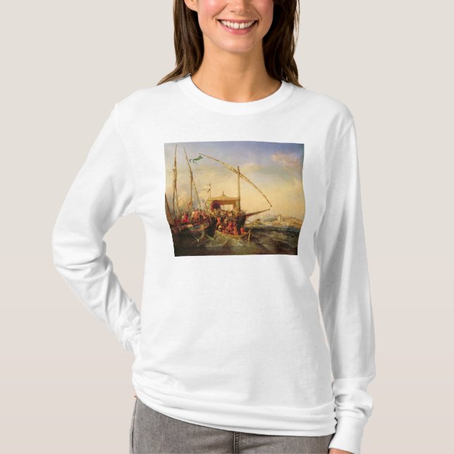 Camiseta Batalha naval de Imbre em 1346, 1842 (Frente)