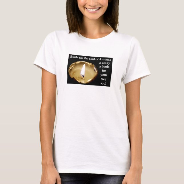 Camiseta Batalha pela Alma (leve) (Frente)