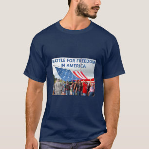 Camiseta Batalha pela Liberdade (escuro)