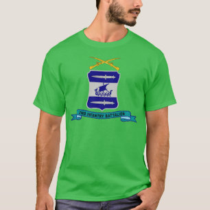 Camiseta Batalhão de Infantaria do segundo w Faixa de Br