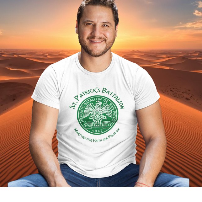 Camiseta Batalhão de San Patricios Saint Patrick (Criador carregado)